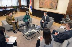 Minister Stefanović Met Ambassador MаcLeod 