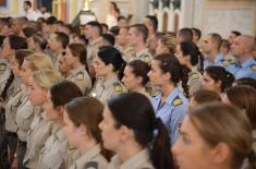 Liturgy and prayer service for final year cadets