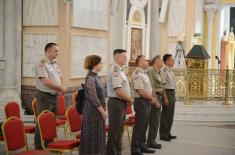 Liturgy and prayer service for final year cadets