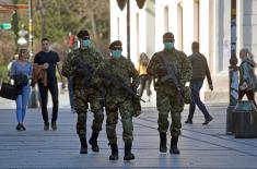 Serbian Armed Forces are securing border crossings, migrant centres and hospitals