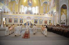 Liturgy and prayer service for final year cadets