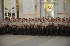 Liturgy and prayer service for final year cadets