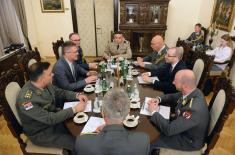 Separate Bilateral Defence Consultations Held with Austria and Hungary