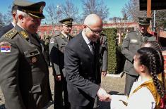 Class of March 2023 takes oath of enlistment, Minister Vučević attends