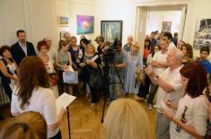 Opened Exhibition “Belgrade – the City where I Create”