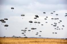 Serbian and American Paratroopers Carried Out the Jumps