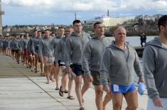 Military Academy cadet, Pavle Milošević, wins Epiphany Cross Dive