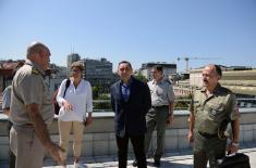 Minister Vulin in the Media Centre “Odbrana” 