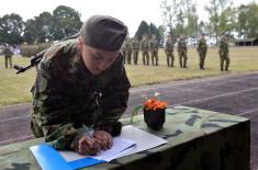 Полагање војничке заклетве 