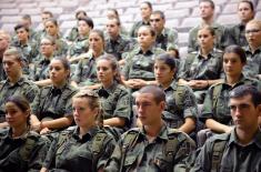 Admission of professional soldiers of the medical service 
