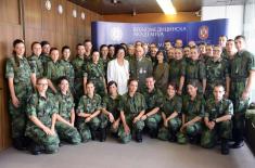 Admission of professional soldiers of the medical service 