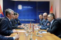Meeting of the Minister of Defence with the Ambassador of the Russian Federation 