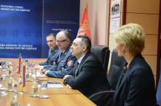 Meeting of the Minister of Defence with the Ambassador of the Russian Federation 