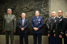 Delegation of the Ohio National Guard Chaplains Service at the Liturgy in Lazarevac