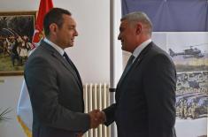 Minister of Defense meets with the Ambassador of Armenia