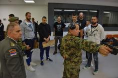 Exhibition match of former national team players and members of the Ministry of Defense and the Serbian Armed Forces