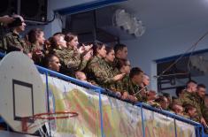 Exhibition match of former national team players and members of the Ministry of Defense and the Serbian Armed Forces