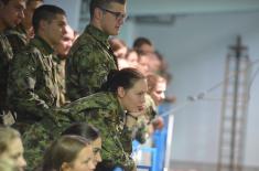 Exhibition match of former national team players and members of the Ministry of Defense and the Serbian Armed Forces