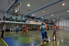 Exhibition match of former national team players and members of the Ministry of Defense and the Serbian Armed Forces