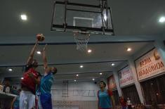 Exhibition match of former national team players and members of the Ministry of Defense and the Serbian Armed Forces