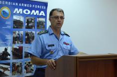 Foreign military representatives visit Moma Stanojlović Institute
