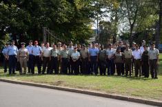 Foreign military representatives visit Moma Stanojlović Institute