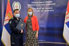 Zahvalnice za subjekte planiranja priprema za odbranu Republike Srbije 