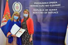 Zahvalnice za subjekte planiranja priprema za odbranu Republike Srbije 