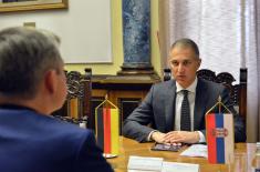 Meeting between Minister Stefanović and German State Secretary Silberhorn