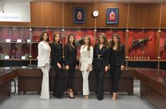 Most beautiful girls in Serbia visited the Military Academy