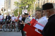 Cyclists of “Friends of the 72nd Special Brigade” Association mark the century of breakthrough of the Salonika Front returning to Belgrade