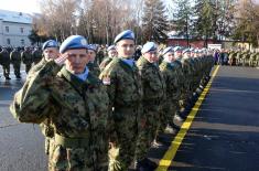 Official Seeing Off of the Peacekeepers of the Third Brigade to Lebanon