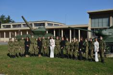 Most beautiful girls in Serbia visited the Military Academy