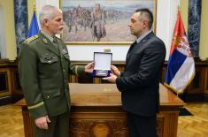   Minister of Defence meets with Chairman of the NATO Military Committee