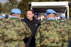 Official Seeing Off of the Peacekeepers of the Third Brigade to Lebanon