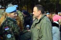 Official Seeing Off of the Peacekeepers of the Third Brigade to Lebanon