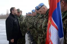 Official Seeing Off of the Peacekeepers of the Third Brigade to Lebanon