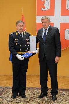 Decorations on the occasion of the Statehood Day and the Serbian Armed Forces Day 