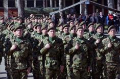 Class of March 2023 takes oath of enlistment, Minister Vučević attends