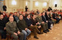 Presented book "War of Serbia against Austria-Hungary, Germany and Bulgaria in 1915"