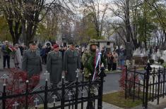 Wreath-laying ceremony on the occasion of Veterans Day