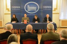 Presented book "War of Serbia against Austria-Hungary, Germany and Bulgaria in 1915"