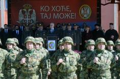 Class of March 2023 takes oath of enlistment, Minister Vučević attends