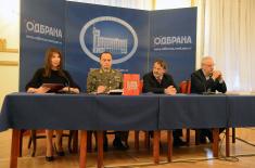 Presented book "War of Serbia against Austria-Hungary, Germany and Bulgaria in 1915"