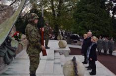 Wreath-laying ceremony on the occasion of Veterans Day