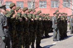 Class of March 2023 takes oath of enlistment, Minister Vučević attends