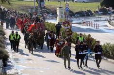 Учешће припадника војске у пливању за Часни крст