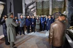 Delegation of the Embassy of China Attended the Exhibition “Defence 78”
