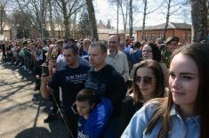 Class of March 2023 takes oath of enlistment, Minister Vučević attends