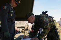 Министар Вучевић на полагању заклетве војника генерације „март 2023“